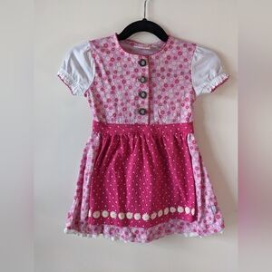 Liegelind German Pink Dirndl Dress